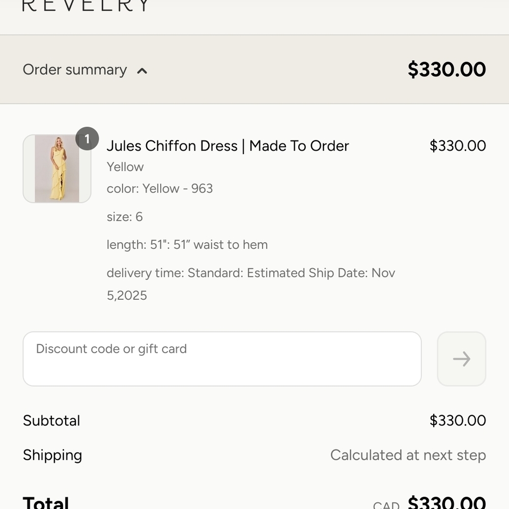 Formal Yellow Ruffle Dress - Picture 5 of 8